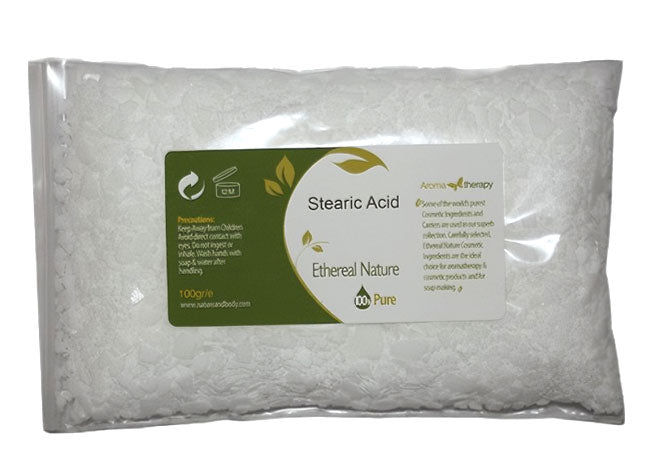 Herbal Stearic Acid in powder form – Ideal for natural cosmetics