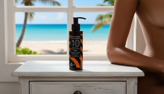 Sunscreen Tanning Butter SPF10 - Αντηλιακό Βούτυρο για Βαθύ & Ομοιόμορφο Μαύρισμα - OiloHerb