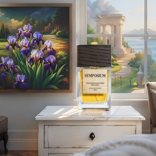 Symposium Extrait de Parfum – Natural unisex perfume with red wine, saffron and amber