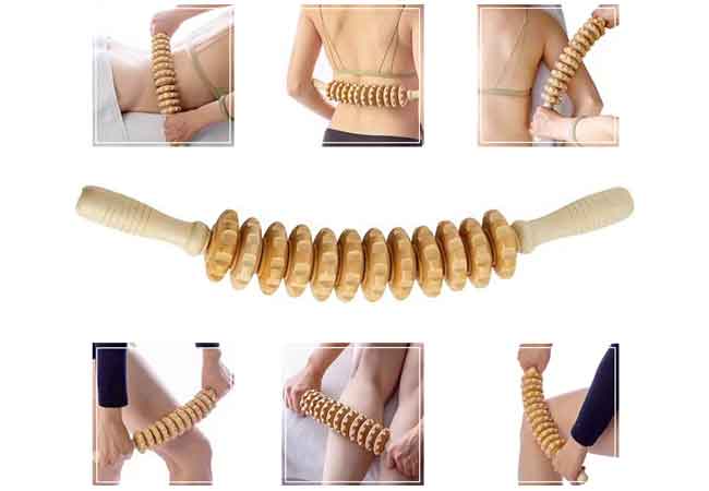 Wood Therapy Roller – Εργαλείο Μασάζ κατά της Κυτταρίτιδας