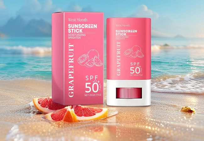 Grapefruit Sunscreen Stick SPF 50+ – Lightweight & Hydrating