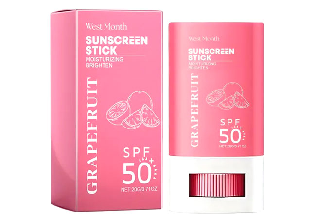 Grapefruit Sunscreen Stick SPF 50+ – Lightweight & Hydrating