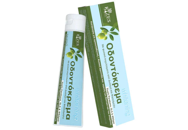 Φυσική Οδοντόκρεμα Whitening με Λεμόνι & Άγρια Βότανα – Για Λαμπερό Χαμόγελο.