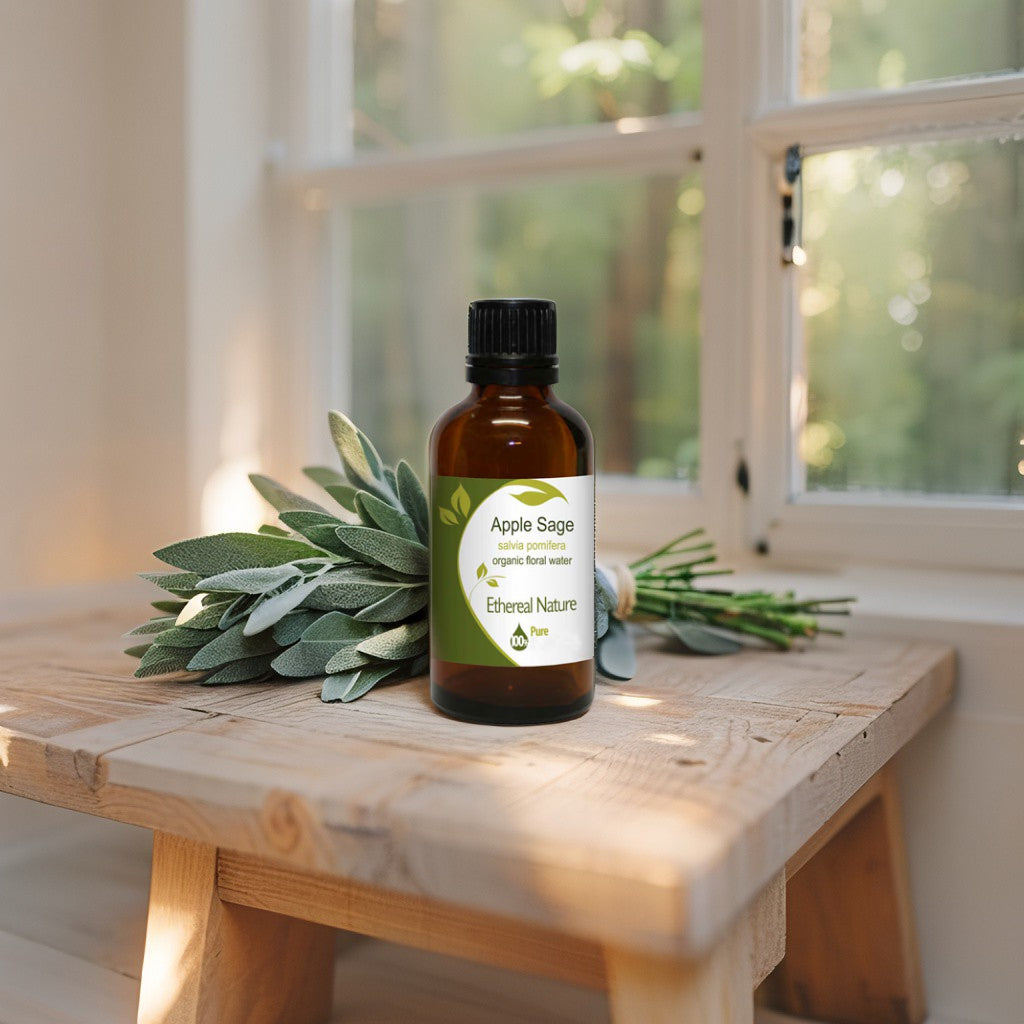 Organic Wild Sage Flower Water – Natural antibacterial & antioxidant skincare