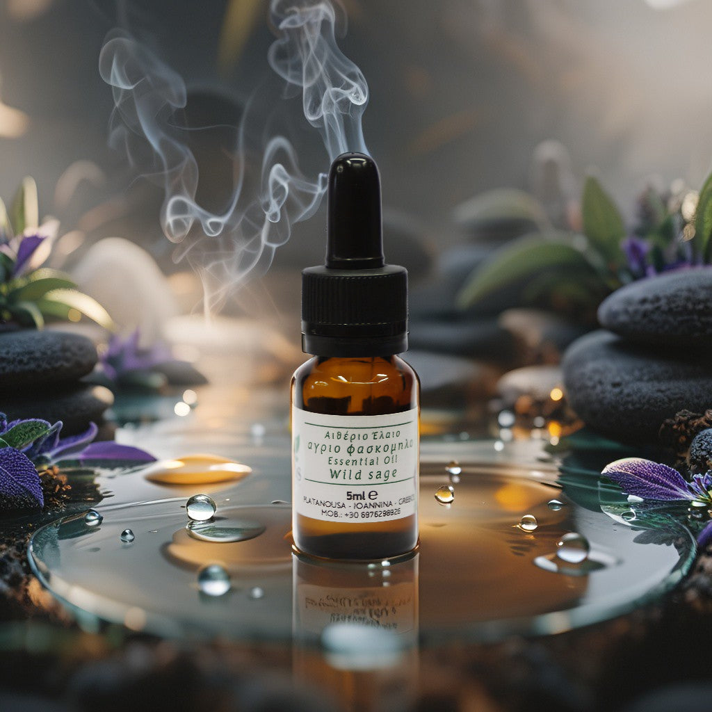 Greek Wild Sage Essential Oil – naturally boost clarity & vitality