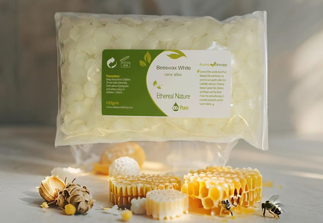 Oiloherb White Beeswax – Natural, pure, ideal for DIY cosmetics