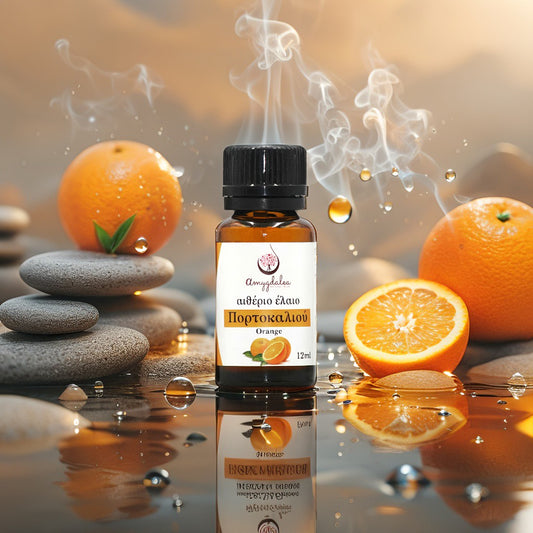 Greek Orange Essential Oil – Natural citrus essential oil for mood & skin rejuvenation
