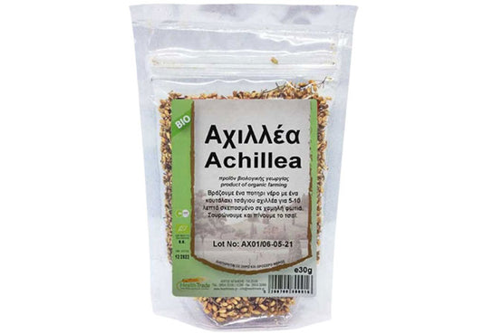 Organic Yarrow (Achillea) by Health Trade – Natural herb for detox, blood pressure & wellness