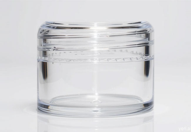 20 ml acrylic cosmetic jar for cosmetic samples and travel size skincare