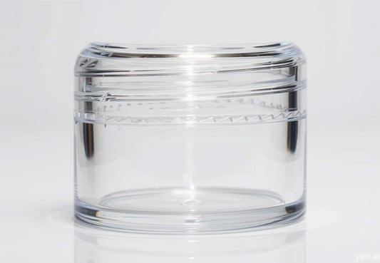 20 ml acrylic cosmetic jar for cosmetic samples and travel size skincare