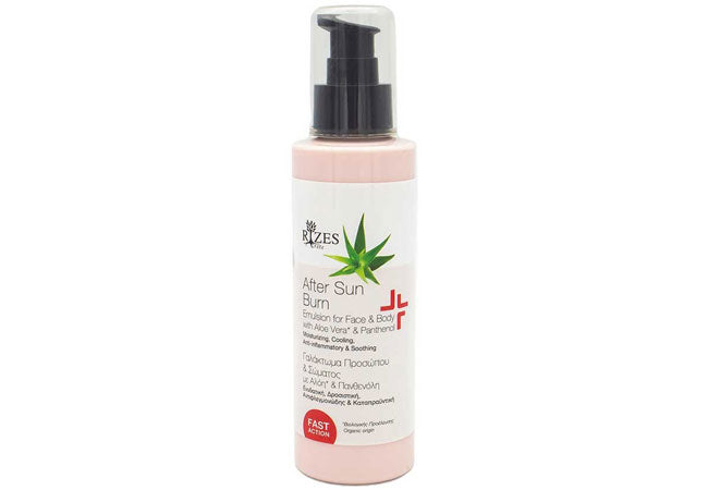 after sun aloe lotion for sunburn relief hydration soothing skin repair