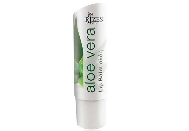 Aloe lip balm stick for dry lips hydration and protection
