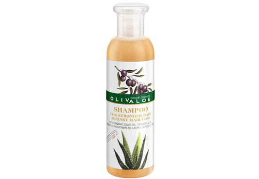 Olivaloe Anti-Hair Loss Shampoo with Laurel Oil – natural hair strength & shine