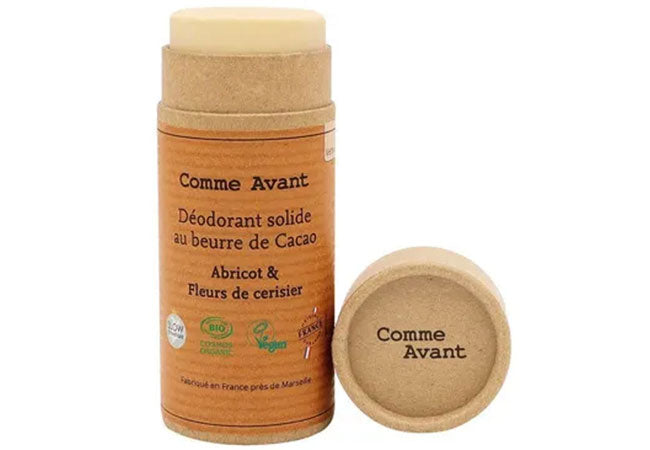 Apricot & Cherry Blossom natural deodorant with cocoa butter