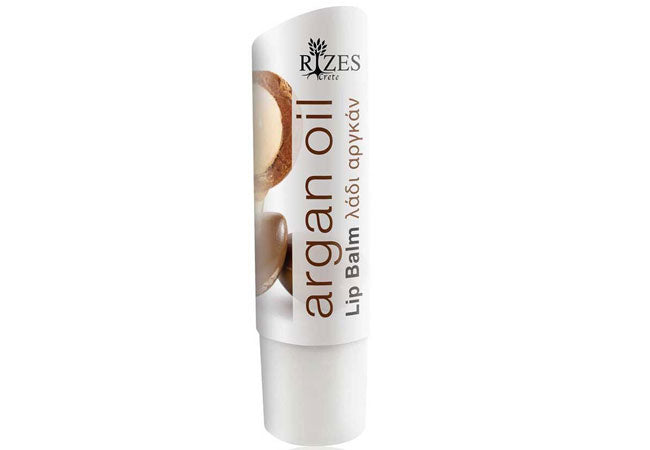 Argan oil lip balm stick for dry lips hydration and repair