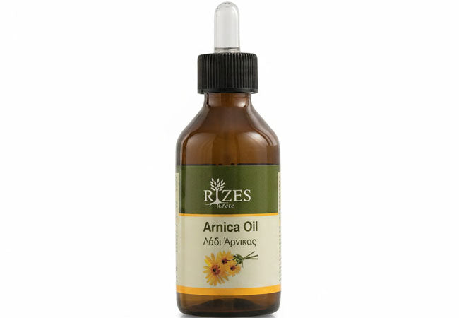 RIZES Crete Arnica Oil for body massage and everyday care