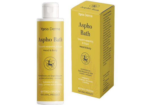 Aspho Bath Head and Body Cleanser botanical cleanser for dry sensitive and atopic skin