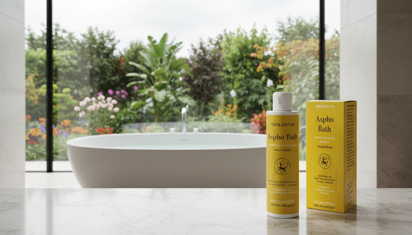 Aspho Bath Head and Body Cleanser botanical cleanser for dry sensitive and atopic skin
