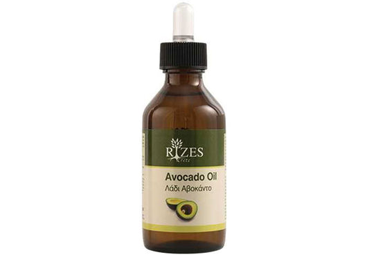 RIZES Crete Avocado Oil with Vitamin E for face body hair and scalp
