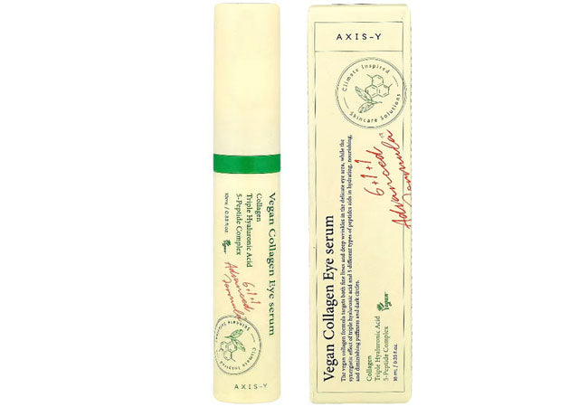 AXIS-Y Vegan Collagen Eye Serum – Vegan anti-aging eye serum with collagen, hyaluronic acid & peptides