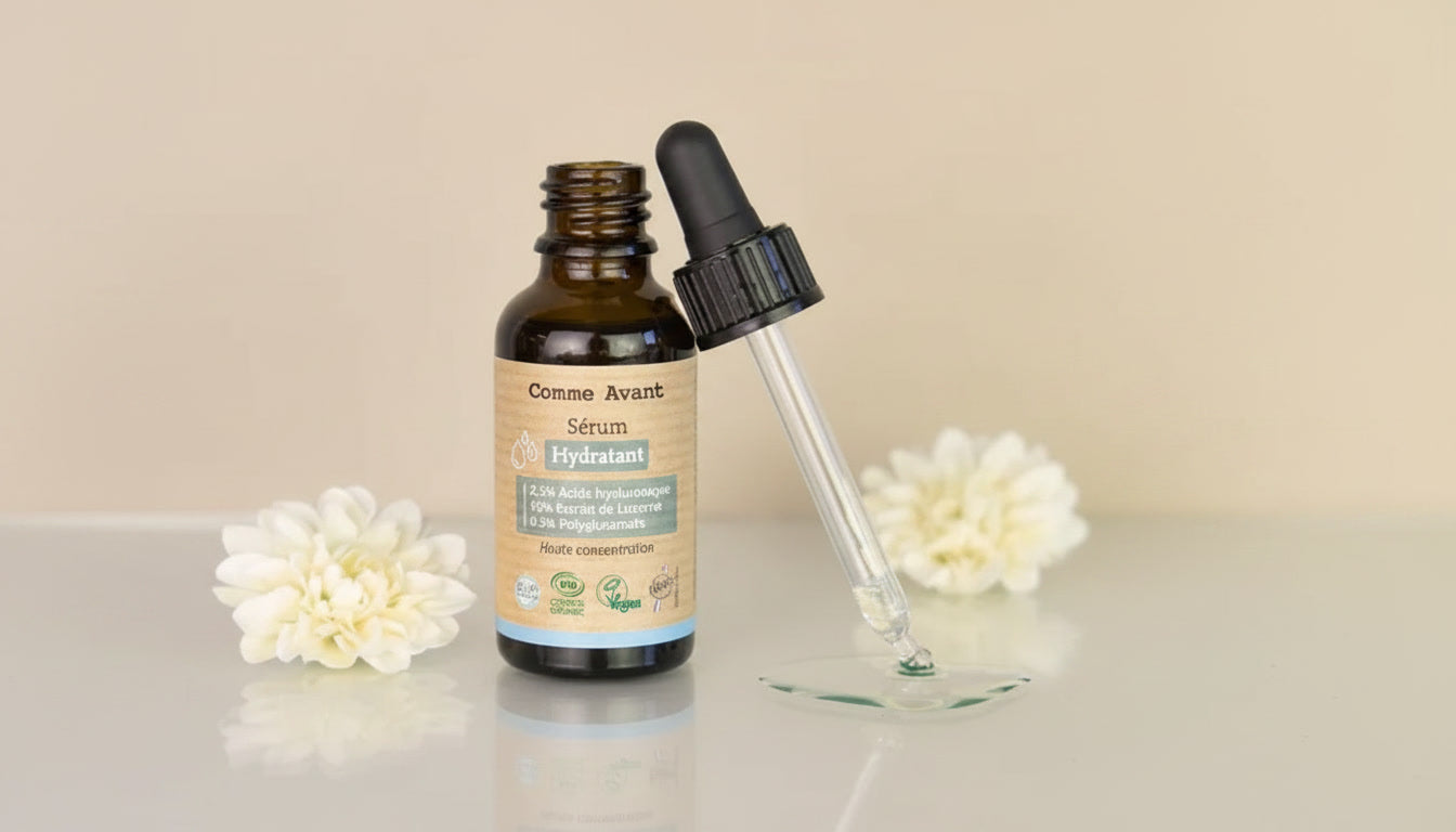 BIO Hydratant Haute Concentration Facial Serum with hyaluronic acid and organic aloe vera