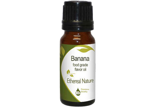 Banana Flavor Oil – Tropical banana aroma for lip balms and cosmetics.