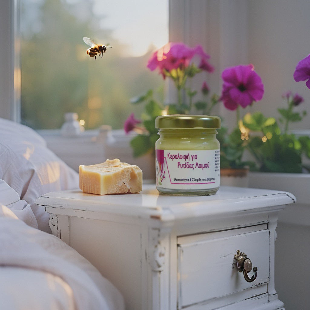 Disoline Neck Wrinkle Beeswax Cream – natural anti-aging care with honey and frankincense