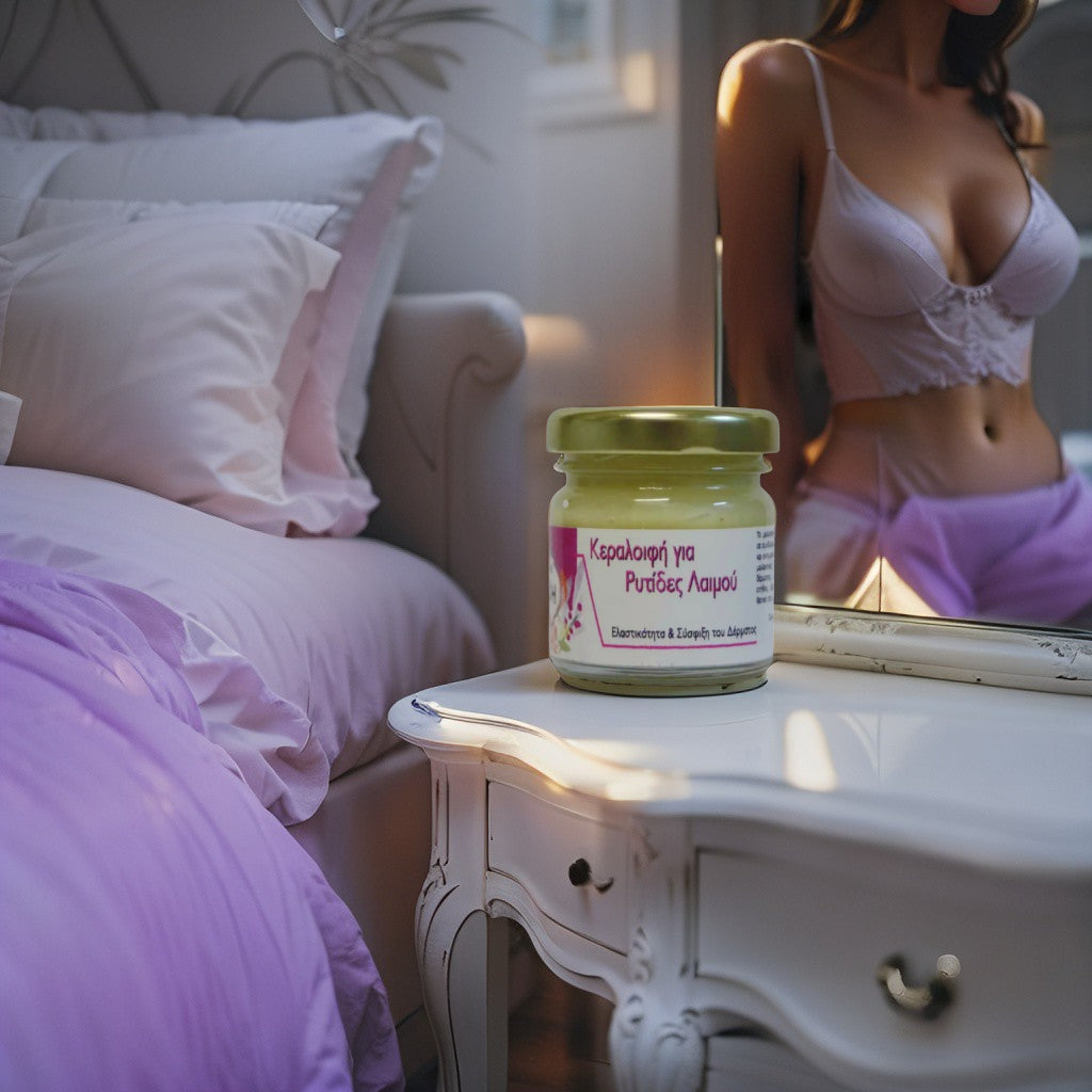 Disoline Neck Wrinkle Beeswax Cream – natural anti-aging care with honey and frankincense