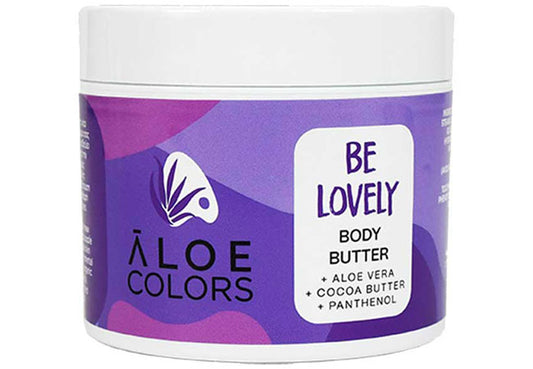 Body Butter Be Lovely with aloe and shea butter for deep skin hydration
