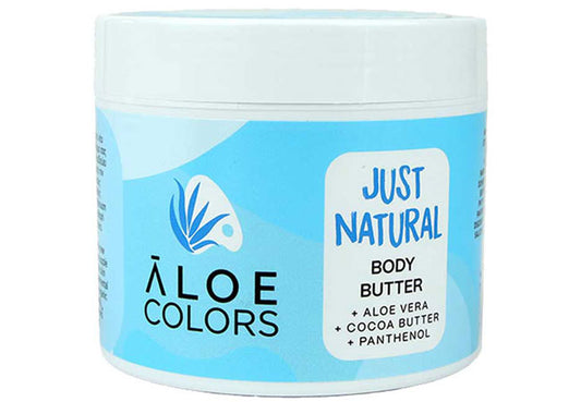 Body Butter Just Natural with aloe and shea for deep body hydration