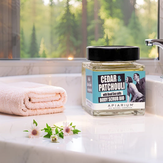 Body Scrub Cedar & Patchouli | Απολέπιση με Φυσικά Έλαια
