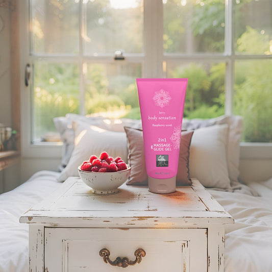 Body Sensation Raspberry – Raspberry Massage Gel for Unlimited Pleasure