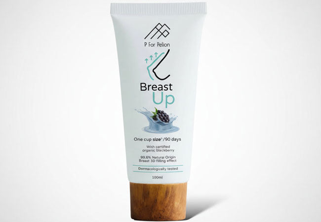 Breast Up breast cream with organic blackberry and organic goat milk