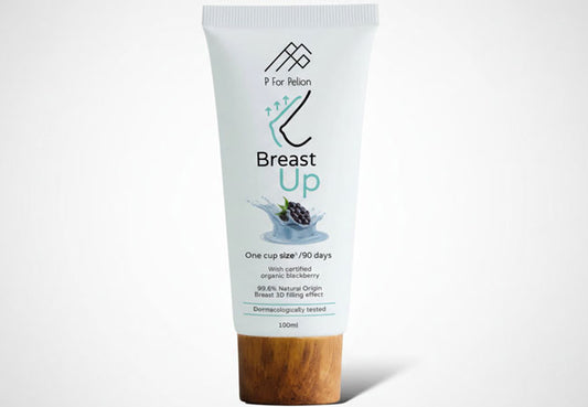 Breast Up breast cream with organic blackberry and organic goat milk