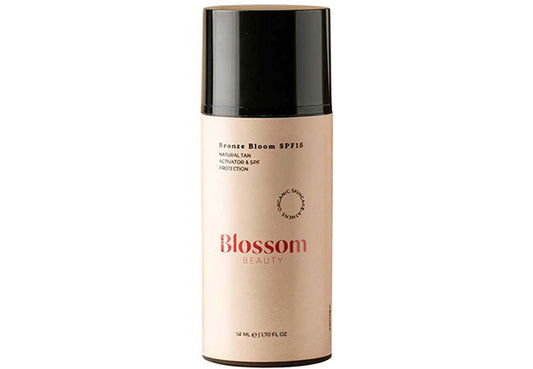 Bronze Bloom SPF15 - Φυσικός Ενεργοποιητής Μαυρίσματος & Αντηλιακή Προστασία - OiloHerb