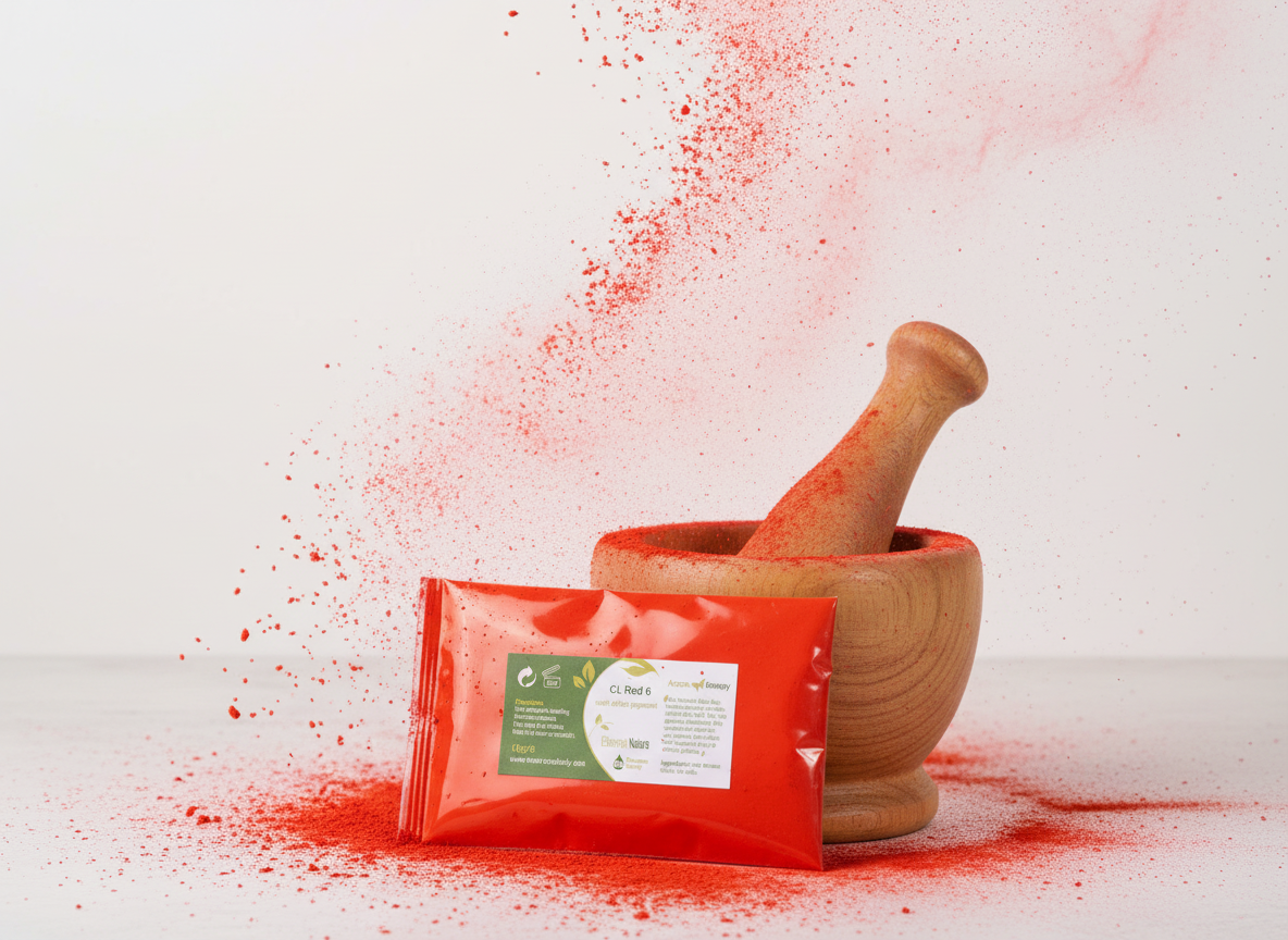 CI Red 6 Lake - Vegan Coral Red Pigment for Cosmetics