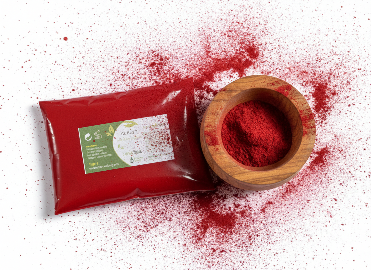 CI Red 7 Lake - Intense Vegan Red Pigment for Cosmetics