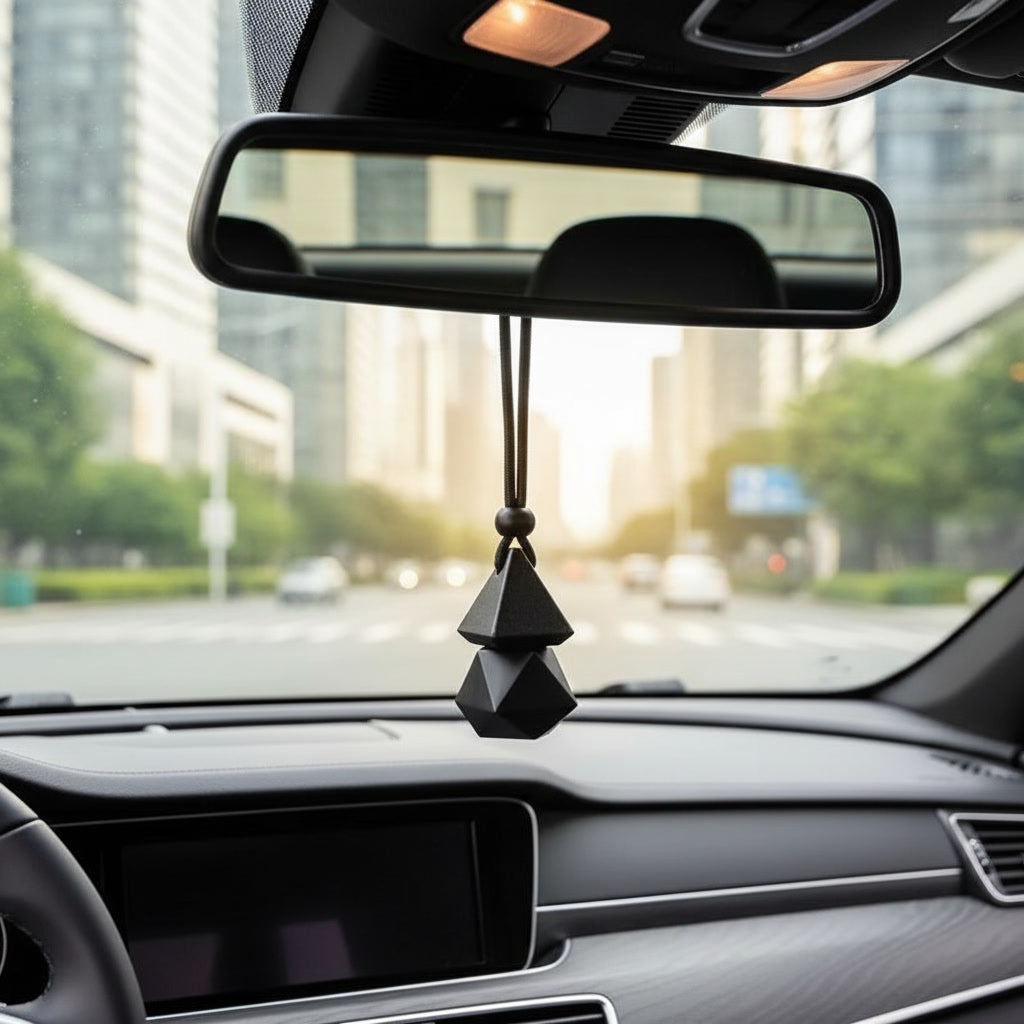 Μαύρος Ματ Διαχυτής Αιθέριων Ελαίων Αυτοκινήτου - OiloHerb