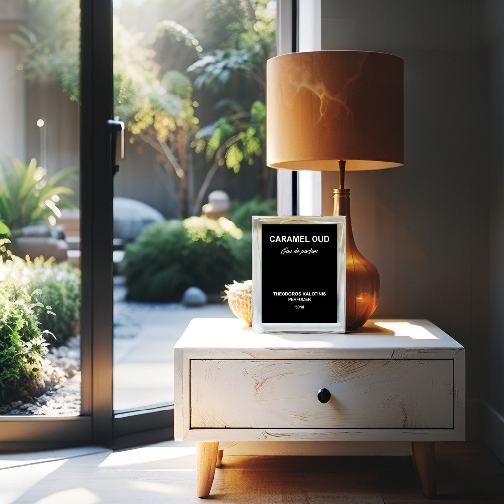 Caramel Oud Eau de Parfum – Unisex luxury fragrance with caramel, oud & saffron notes