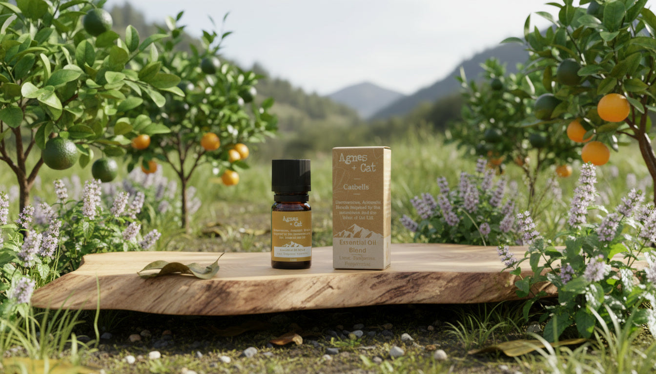 Catbells Lime Mandarin Mint essential oil blend – Agnes + Cat