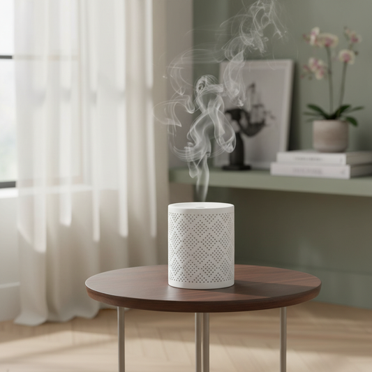 Ceralia Diffuser Innobiz - White perforated ceramic aroma diffuser