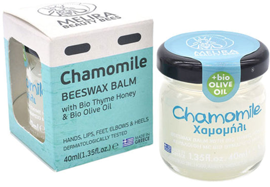 Natural beeswax balm with chamomile and thyme honey by Melira for dry or sensitive skin