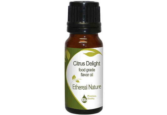 Citrus Delight Flavor Oil – citrus and vanilla blend for cosmetics OiloHerb