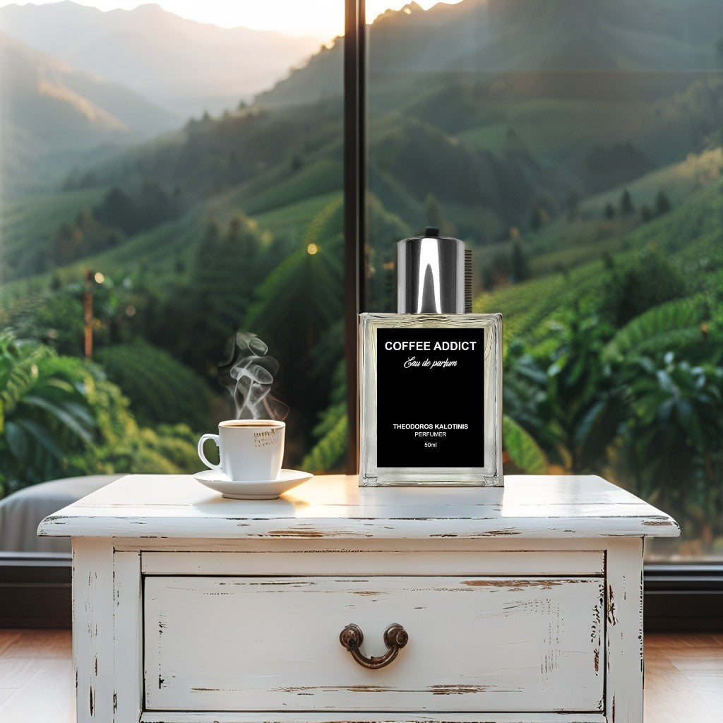 Coffee Addict Eau de Parfum – Unisex fragrance with roasted coffee, vanilla, caramel & chocolate notes