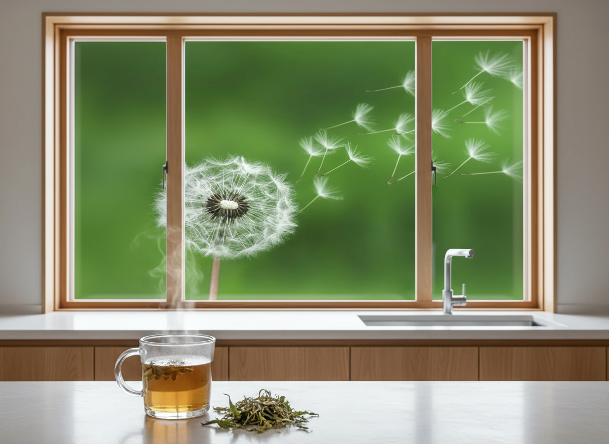 Dandelion dried herb - natural wellness and detox support