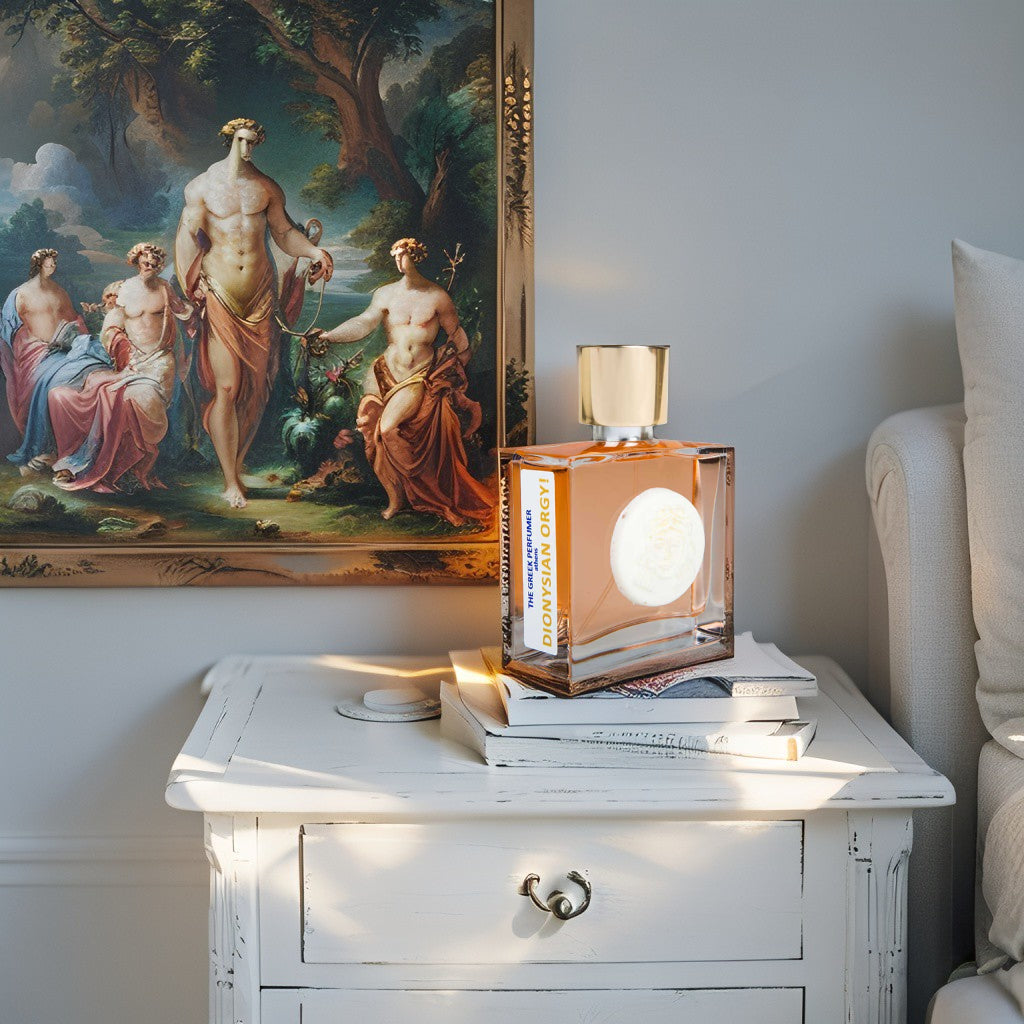 Dionysian Orgy Eau de Parfum – Unisex fragrance with notes of grape, peony, violet & leather