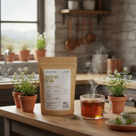 Αποξηραμένη Ελληνική Βιολογική Ρίγανη - Αυθεντικό Άρωμα Βουνού - OiloHerb