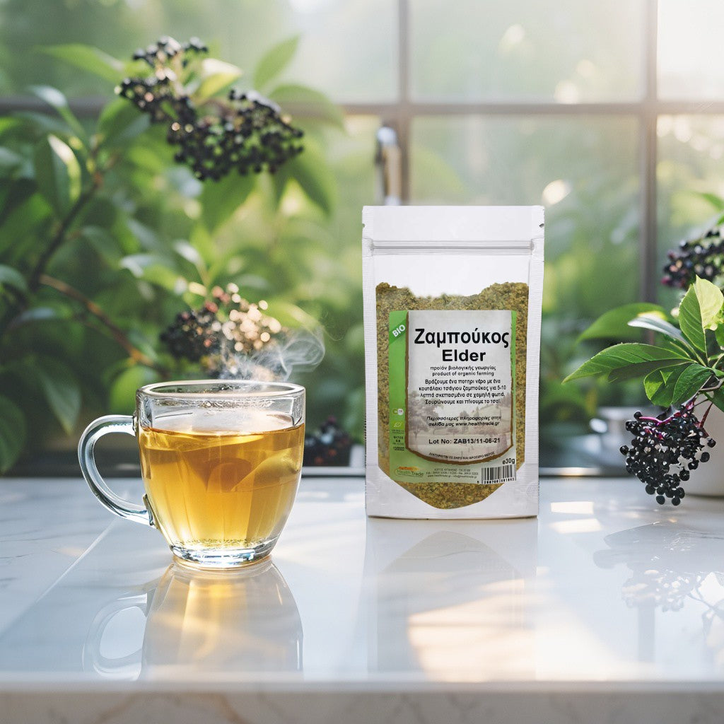 Organic Elderflower Health Trade – natural immunity boost & skin radiance