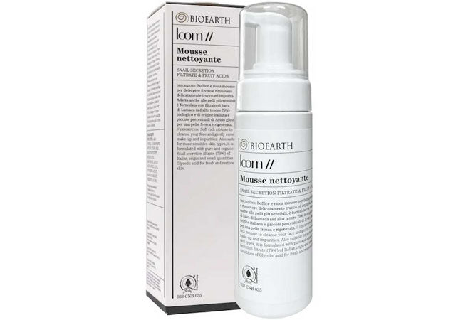 Facial Cleansing Foam with 79% Snail Secretion | Bioearth Loom
