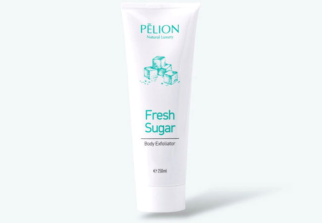 Fresh Sugar Body Exfoliator P for Pelion – Natural Sugar Scrub with Mango Butter & Almond Oil